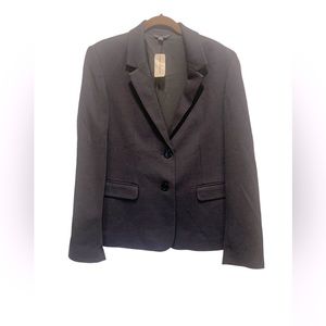 LL Bean Dark Gray Signature Blazer size 14